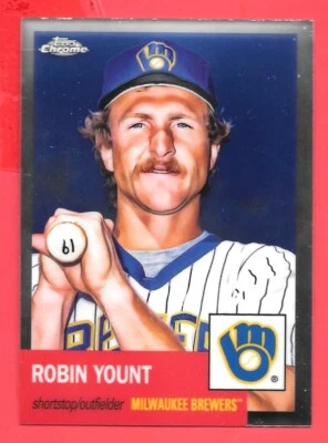 2022 Topps Chrome Platinum Anniversary - #409 Robin Yount - NRMT - Image 1 of 2