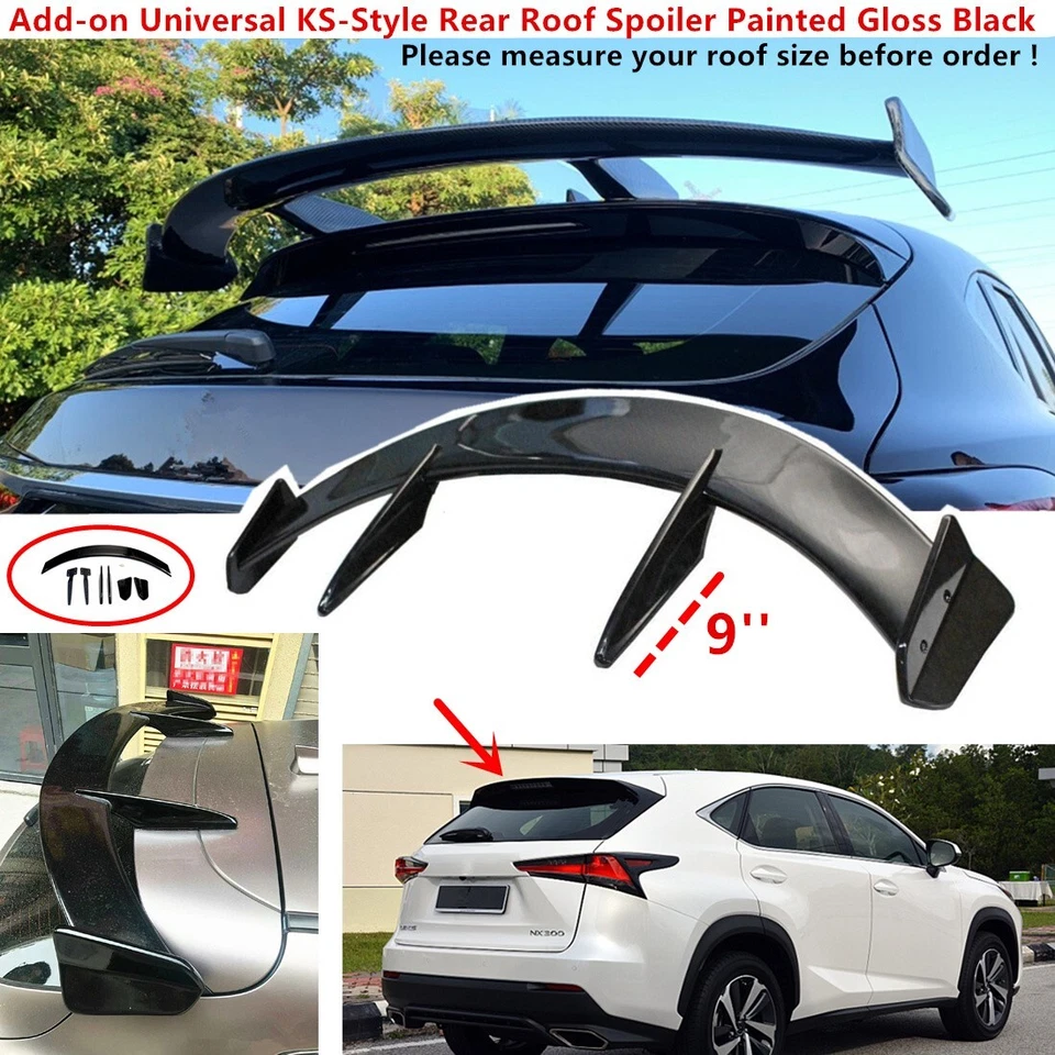 FITS 2015-21 LEXUS NX300 NX200T NX300H REAR ROOF AIRPLANE SPOILER 51'' UNIVERSAL - Изображение 1 из 4