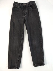 Arizona Boys Jeans Tapered Leg Medium Wash Black Size 8 #15268 - Picture 1 of 4