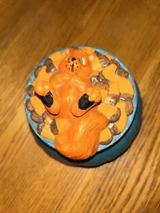 Vintage 1986 Dona’s Molds Inc 3D Squirrel, & Acorns On The Top The Covered Jar  - Picture 1 of 7