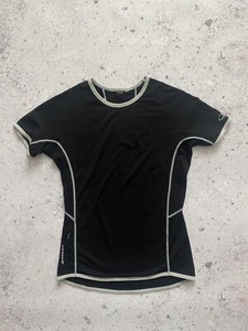 Camisa Icebreaker GT Mujer Negra Lana Merino Bodyfit Capa Base Talla aprox S - Imagen 1 de 7