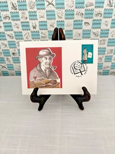 Jules Maigret - Französischer Held des Detektivromans Postkarte mit Stempel 1996 - Bild 1 von 7