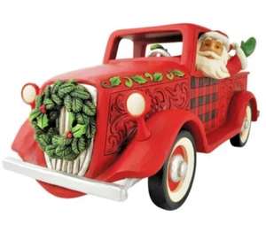 Jim Shore~Loads Of Christmas Cheer~Large Red Truck~6009128~Santa~(Fillable)~NRFB - Picture 1 of 3