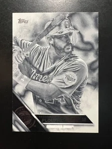 2016 Topps Black and White Negative #591 Trevor Plouffe - Picture 1 of 2