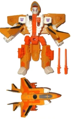 Transformers Universe 2004 SUNSTORM exclusive orange yellow seeker jet classics - Image 1 of 3