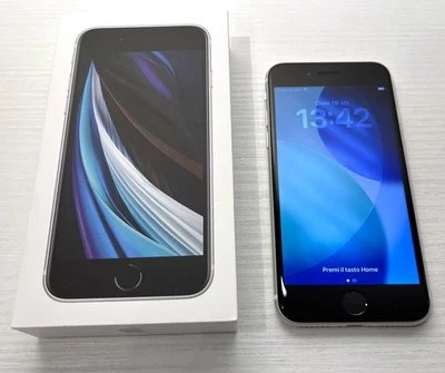 Apple iPhone SE 2a gen (2020) 64GB Bianco ORIGINALE - batteria 76% - sbloccato - Immagine 1 di 4