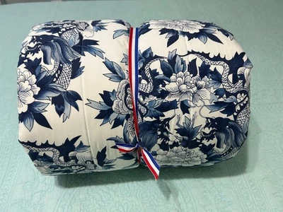 Edredón Ralph Lauren NANKING Dragon Chinoiserie Azul Blanco DOBLE Foto 1 de 4