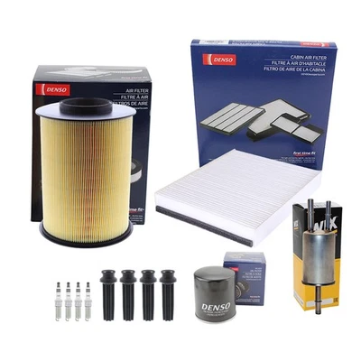 Denso Tune Up Kit NGK 4 Spark Plugs & Boots Kit for Ford Focus 2.0 L4 Vin 2 2013 - Image 1 of 2