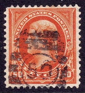 US Scott 275, 1896 Jefferson, 50c naranja, BIEN USADO - Imagen 1 de 1