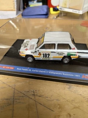 Die cast 1/43 Modellino Auto Seat Panda 45 Criterium Baviera 1981 C. Sainz - Immagine 1 di 4