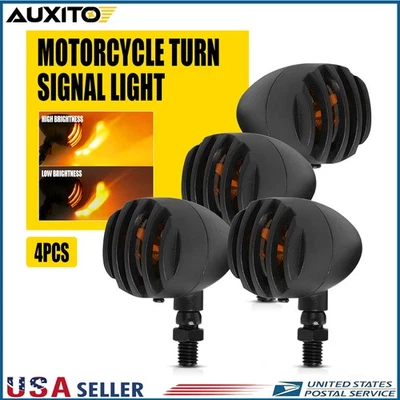 4*Para Honda Shadow VLX 600 Motocicleta LED Señales de Giro Luz Intermitente 3 Hilos N Foto 1 de 4