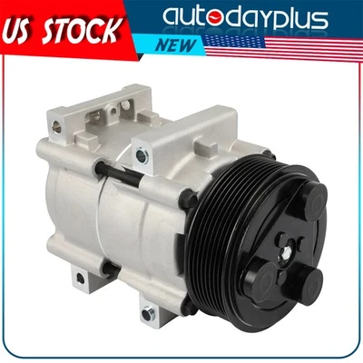 空调压缩机带离合器适用于福特 E-350 Econoline Club Wagon — 第 1/4 张图片