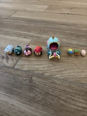 Disney Tsum Tsum Lot of 8 Cinderella Peter Pan Alice In Wonderland - Image 1 of 4