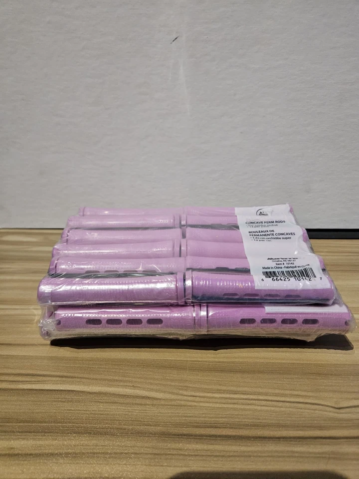 Brand New ~ MARIANNA CONCAVE Perm Rods ~ Jumbo Orchid  - Image 1 of 1