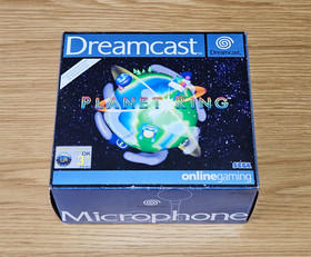 DREAMCAST MICROPHONE + PLANET RING SEGA DREAMCAST GAME BOXED UK PAL