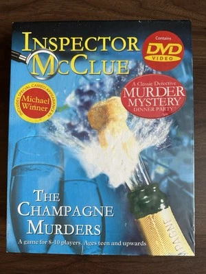 Inspector McClue Champagne Murders Murder Mystery Dinner Party Game New Sealed - Image 1 of 2