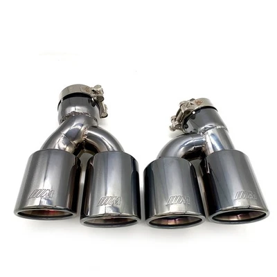 1 Pair Exhaust Tip Stainless Steel M Tailpipe For BMW 525i 528i 530i G30 G31 - Image 1 of 4