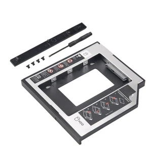 Universal Sata 2Nd Hdd Ssd Platten 9,5 Mm für Cd / Dvd-Rom Optischer 5825 - Bild 1 von 4