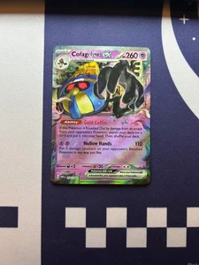 Cofagrigus ex 076/182 SV04: Paradox Rift Double Rare NM - Picture 1 of 2