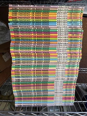 SAMS PHOTOFACT CB RADIO SERIES VOLUMES 140-180 *missing 145 187 & 196 - Image 1 of 4