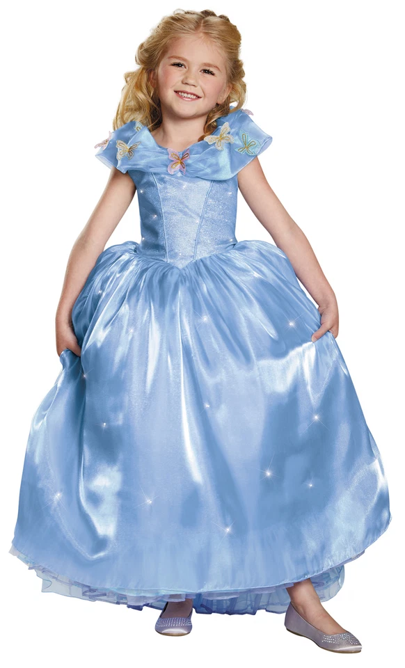 Cinderella Ultra Prestige Child Girls Costume Fitted Bodice Fancy Dress Disguise - Imagem 1 de 1