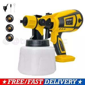Cordless Paint Sprayer For Dewalt 20V Battery Airless Spray Gun for Fence Cars - Picture 1 of 19