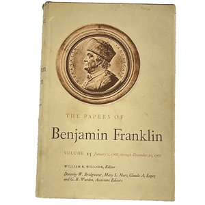 The Papers of Benjamin Franklin Vol. 15 from 1768 HC/DJ 1972 Yale University - Picture 1 of 13