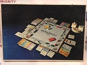 Vintage 1974 Parker Brothers MONOPOLY Anniversary Edition - 100% Complete - NICE - Picture 1 of 12