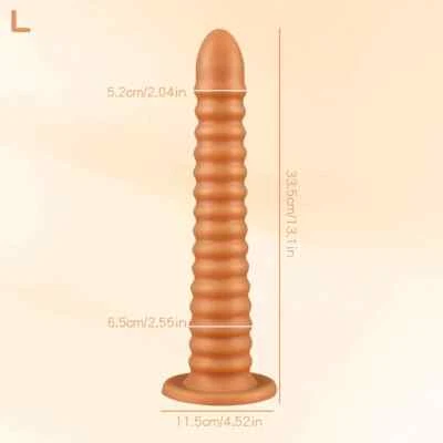 Consolador anal súper largo enchufe enorme tapón trasero dilatador vaginal anal masturbador ano Foto 1 de 4