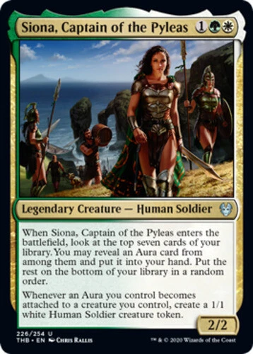 4x Siona, Captain of the Pyleas ~ Near Mint Theros: Beyond Death MTG Magic x4 4  - Image 1 of 1