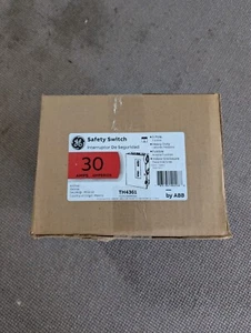 NUEVO GE ABB TH4361 30 Amp 600V 3 Polos HD Interruptor de Seguridad de Desconexión Interior Fusionado - Imagen 1 de 2