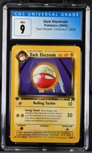 Pokemon 2000 Elettrodo Oscuro 034/082 Team Rocket 1° Edizione CGC 9 - Foto 1 di 1