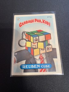 1987 SERIES 7 TOPPS GARBAGE PAIL KIDS 277a REUBEN CUBE