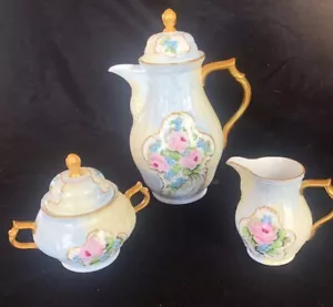 CAFETERA, CREMA Y AZÚCAR ROSENTHAL SANSSOUCI DE COLECCIÓN - Imagen 1 de 7