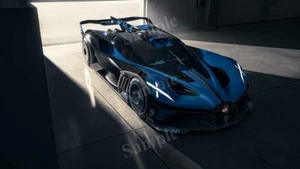 Póster fotográfico impreso decoración de pared Bugatti Bolide azul alta resolución - CAR223 - Imagen 1 de 1