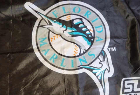 vintage  FLORIDA MARLINS mlb Flag                                             B4 Cover