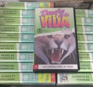 Desafios Vida La Aventura de Crecer BBC David Attenborough - VHS Cinta Español - Imagen 1 de 1