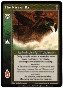 The Kiss of Ra Legacies of Blood V:TES VTES Vampire CCG - Picture 1 of 1