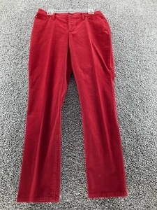 CHARTER CLUB Pants Lexington Straight Size 10 Velour Soft And Sharp Pockets - Picture 1 of 9