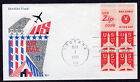 1971 11c Jet Airmail BP of 4/2 Labels  (C78) - Cover Craft Cachet FDC MX252