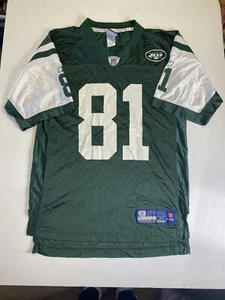 Vintage New York NY Jets Dustin Keller #81 NFL Reebok Jersey Mens M Green - Picture 1 of 5