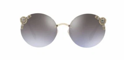 Gafas de sol Miu Miu SMU 52T WO4-2H2 oro pálido/violeta degradado espejo 60 mm MU52TS Foto 1 de 3