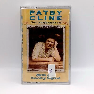 Patsy Cline ‎– Birth Of A Country Legend - Live Performances 1996 cassette OOP - Image 1 of 4
