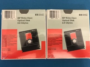 2 NEU HP 92290F 2,6GB Write-Once Worm MO Magneto Optical Disk 1024 Byte/Sektor - Bild 1 von 2