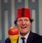 Comedian And Magician Tommy Cooper Posed Wearing His Red Fez H 1960s Old Photo 2