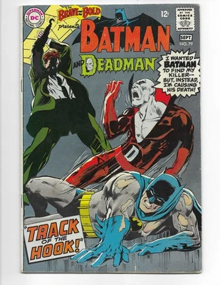 Brave And The Bold 79 1968 DC Comics VG/F 5.0 Deadman Batman Neal Adams Art - Image 1 of 2