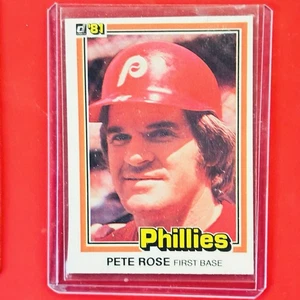 PETE ROSE  1981 Donruss #371 Philadelphia Phillies Baseball MLB KING OF HITS 😎 - Picture 1 of 2