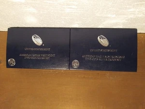 2012 AND 2013 U.S. MINT WEST POINT AND SAN FRANCISCO EAGLE COIN SETS - Picture 1 of 6