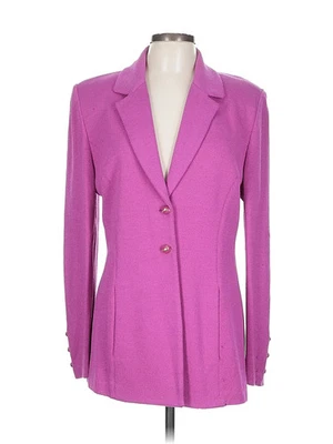 St. John Collection by Marie Gray Women Purple Blazer 12 - Image 1 of 4