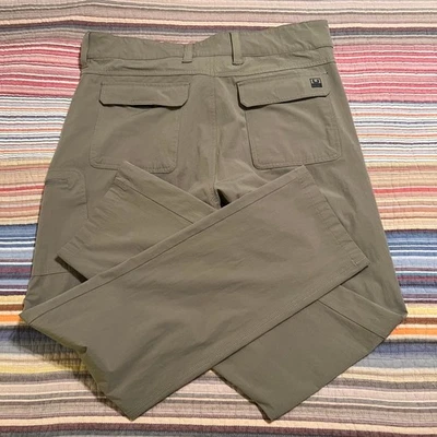 Pantalones cargo HUK verde oliva para hombre talla L pantalones de pesca al aire libre Foto 1 de 4